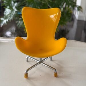 Mid Century Arne Jacobsen ‘Egg Chair’ Miniature Replica - Dollhouse Chair